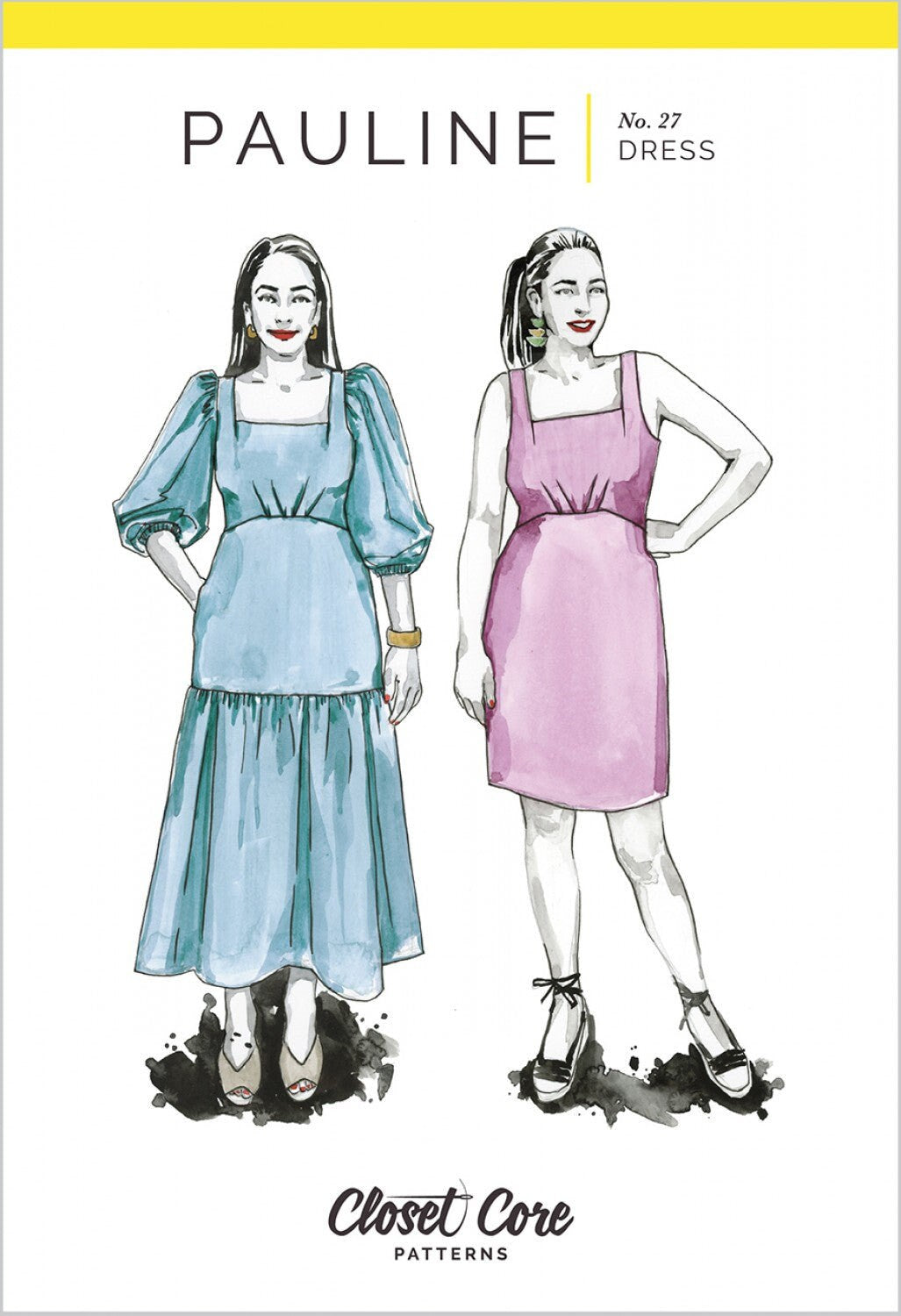 Pauline Dress (27) - Sewing Pattern - Closet Core - Sizes 0-20