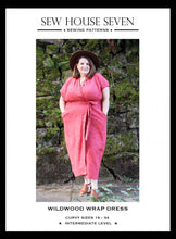 Load image into Gallery viewer, The Wildwood Wrap Dress Curvy - Sew House Seven - 16-34 - Intermediate - Linen or Lawn Fabrics
