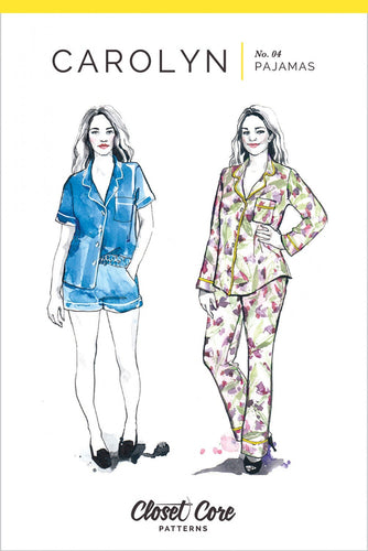 Carolyn Pajamas (04) - Sewing Pattern - Closet Core - Sizes 0-20