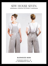 Load image into Gallery viewer, Burnside Bib - Sew House Seven - 00-20 - Intermediate - Denim/canvas/twill Fabrics
