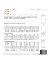 Load image into Gallery viewer, Fira Dress and Top - Sewing Pattern - Liesl &amp; Co - Sizes 0-20 - Diff 1/4
