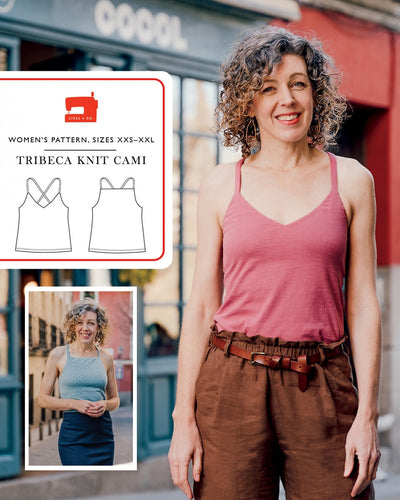 Tribeca Knit Cami - Sewing Pattern - Liesl & Co - Sizes XXS-XXL - Diff 2/4