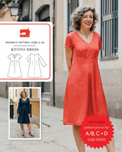 Load image into Gallery viewer, Kyoto Dress - Sewing Pattern - Liesl &amp; Co - Sizes 0-20 - Diff 2/4
