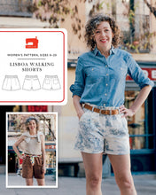Load image into Gallery viewer, Lisboa Walking Shorts - Sewing Pattern - Liesl &amp; Co - Sizes 0-20
