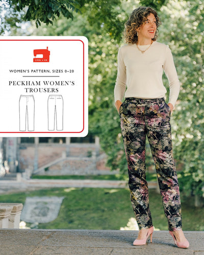 Peckham Trousers Sewing Pattern by Liesl & Co - Sizes 0-20 - Diff 3/4