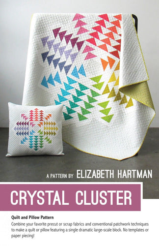 Crystal Cluster - Quilt & Pillow Pattern by Elizabeth Hartman