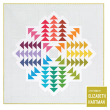 Load image into Gallery viewer, Crystal Cluster - Quilt &amp; Pillow Pattern by Elizabeth Hartman
